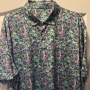 XXL Abstract Rhoback Golf Polo